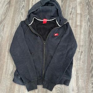 authentic vintage nike zip up hoodie